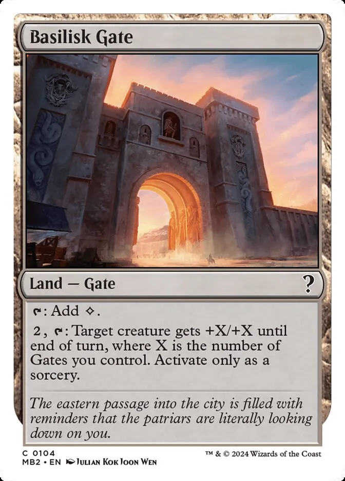 Basilisk Gate Front Face