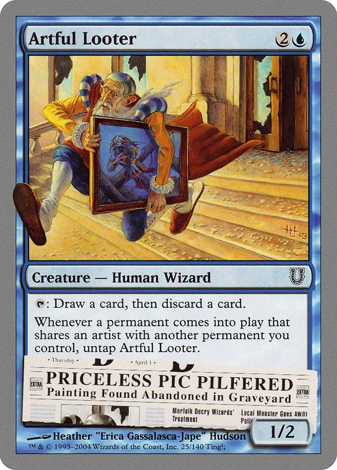 Artful Looter Front Face