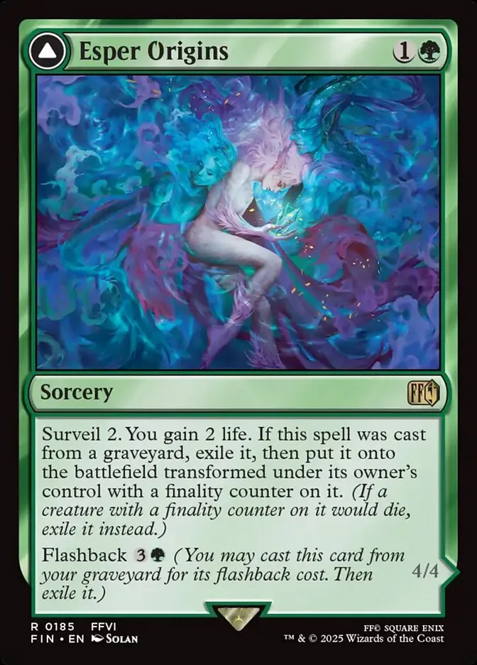 Esper Origins // Summon: Esper Maduin Front Face