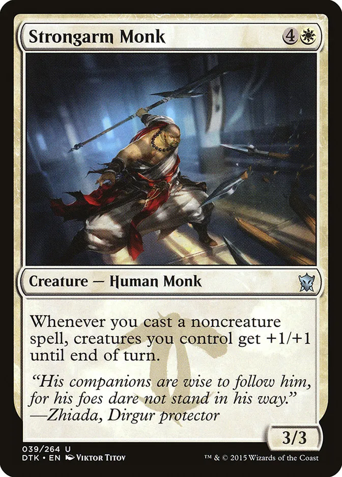 Strongarm Monk Front Face