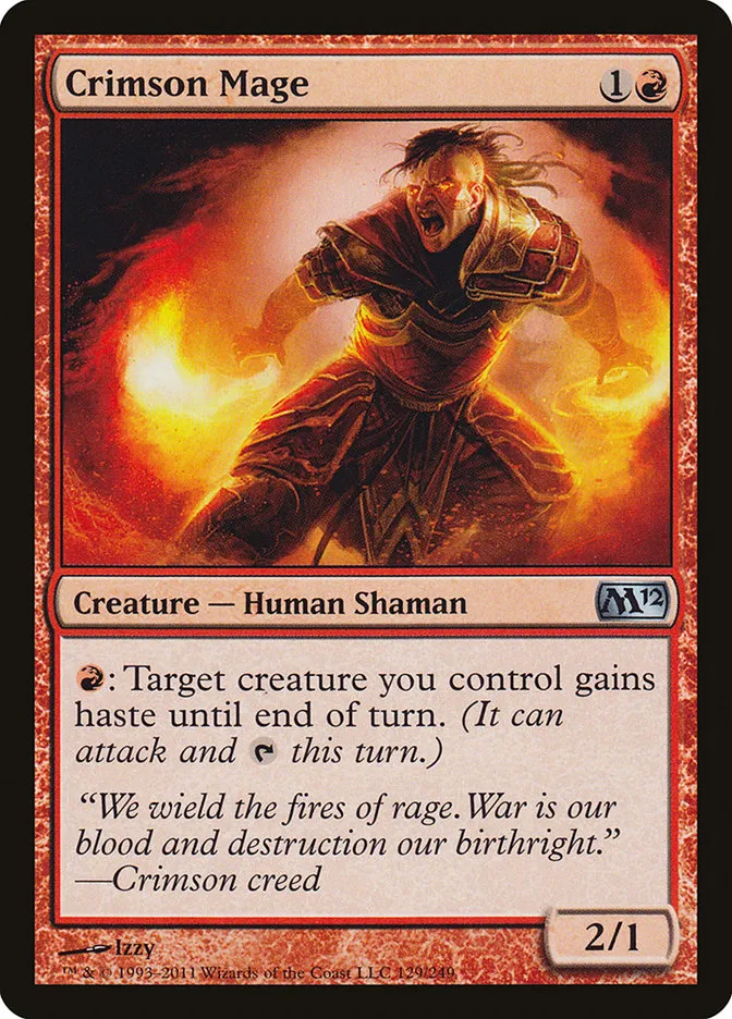 Crimson Mage Front Face