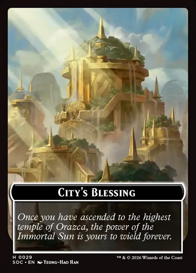City's Blessing Front Face