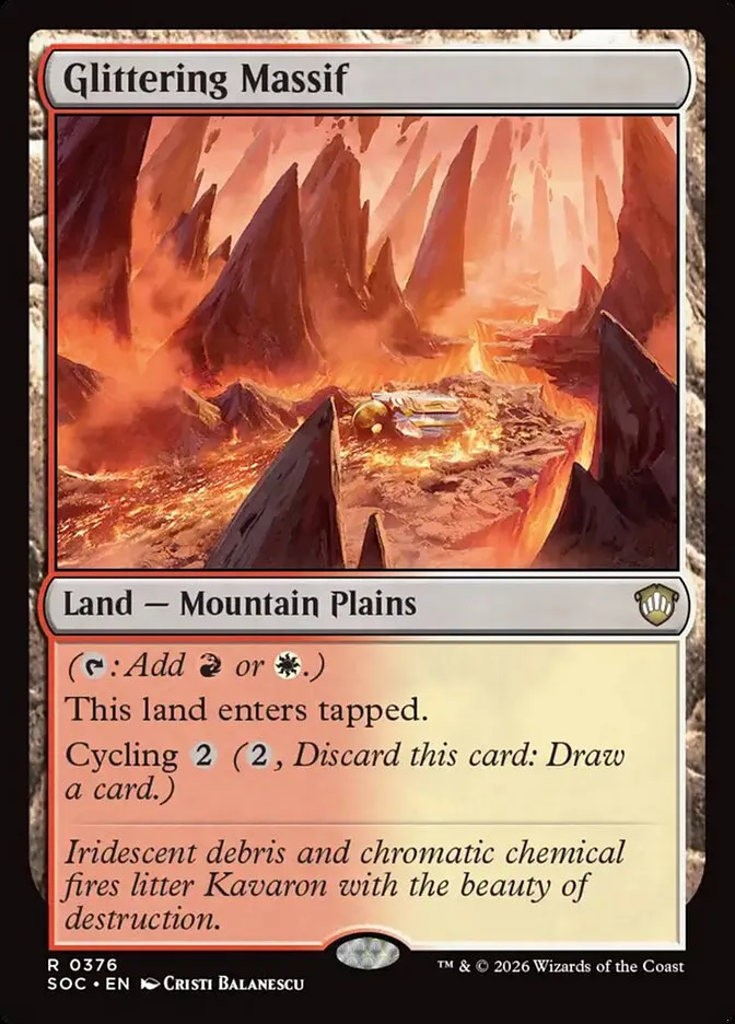 Glittering Massif Front Face