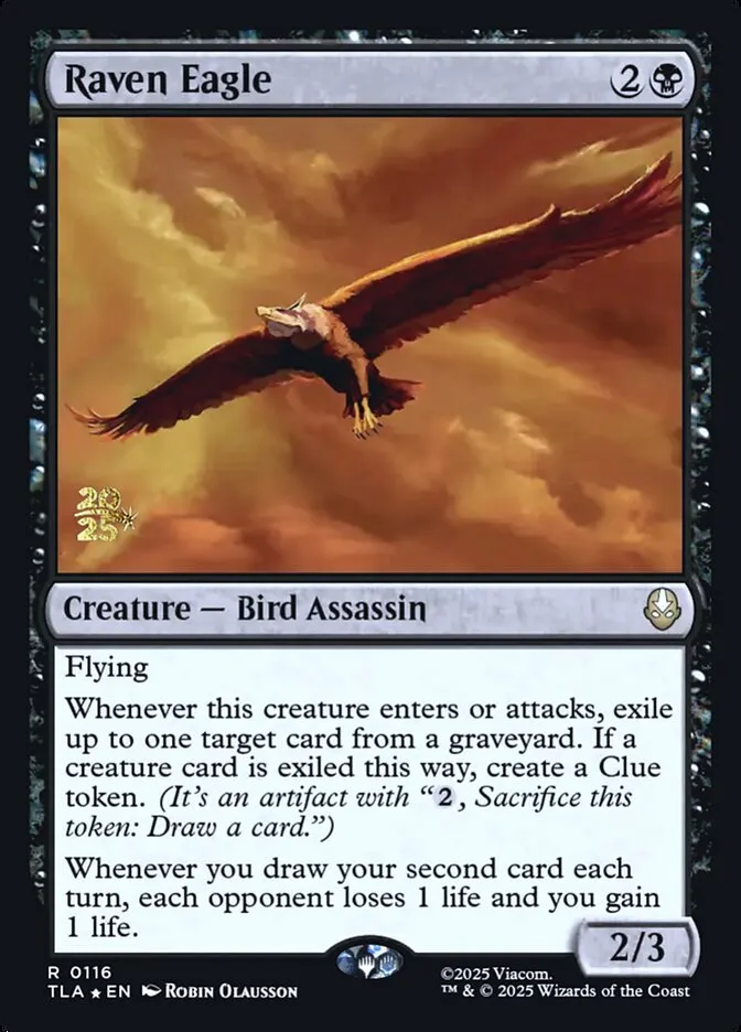 Raven Eagle Front Face