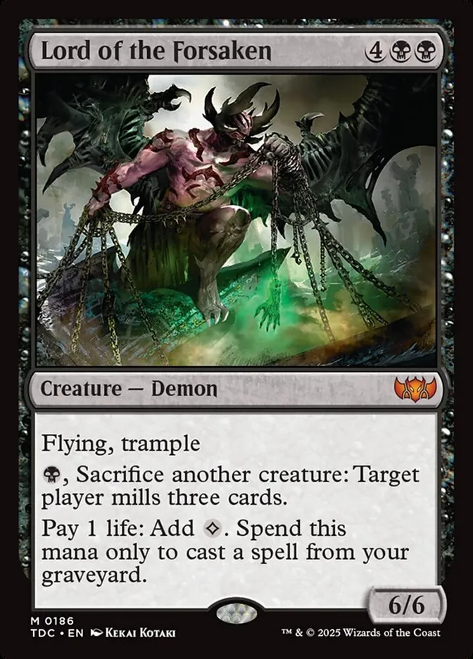 Lord of the Forsaken Front Face