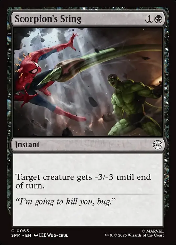 Scorpion's Sting Front Face