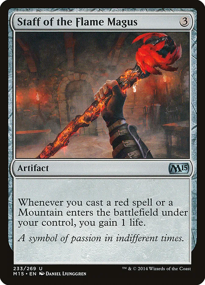 Staff of the Flame Magus Front Face