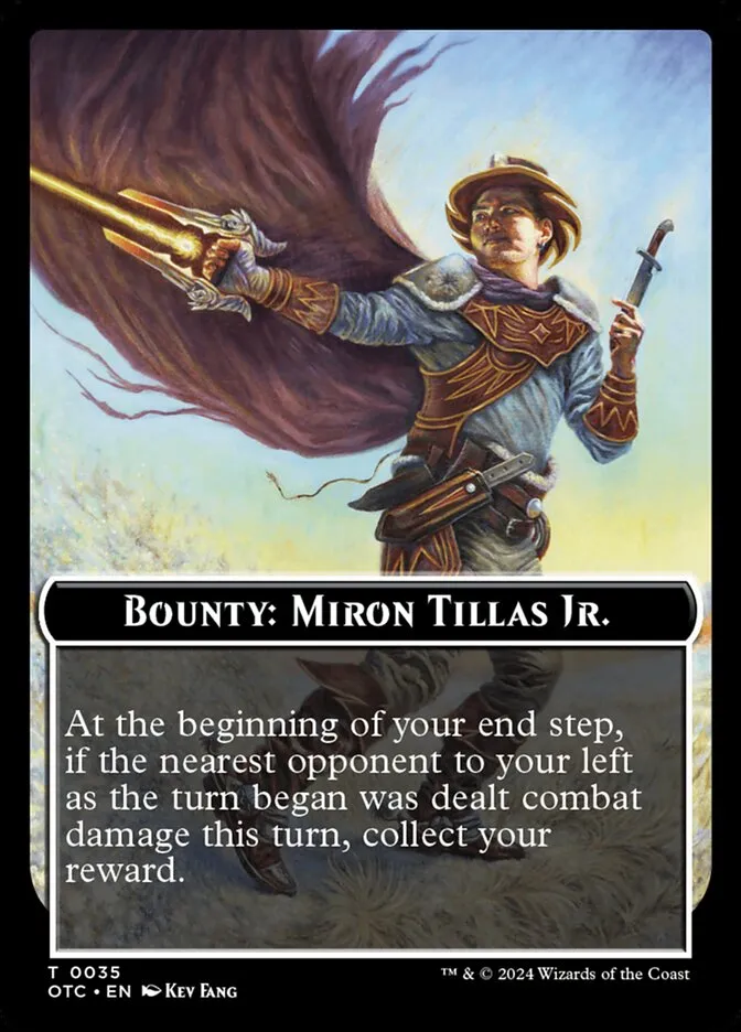 Bounty: Miron Tillas Jr. // Wanted! Front Face