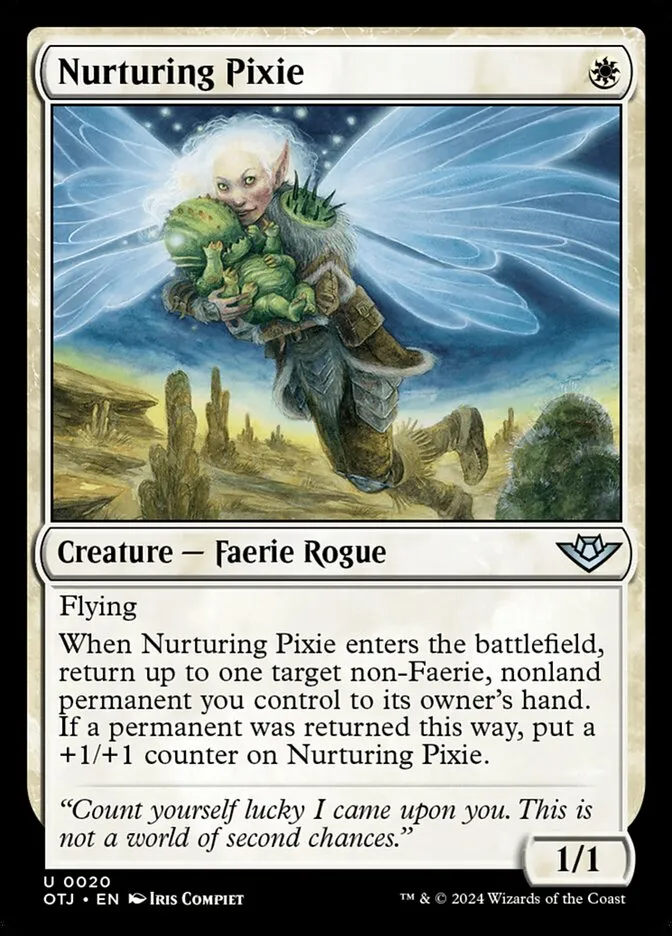 Nurturing Pixie Front Face