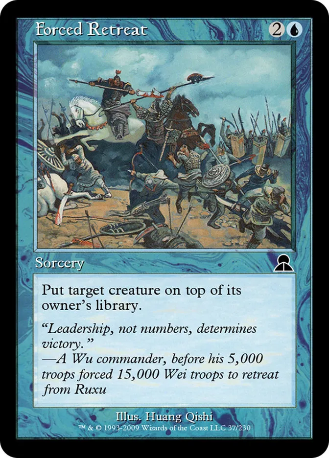 Forced Retreat Front Face