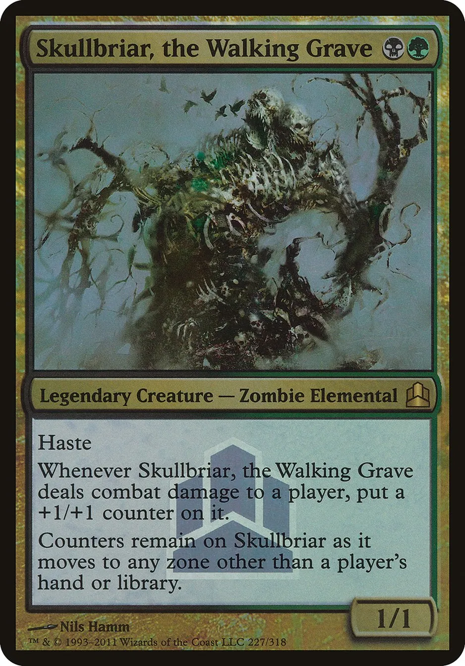 Skullbriar, the Walking Grave Front Face