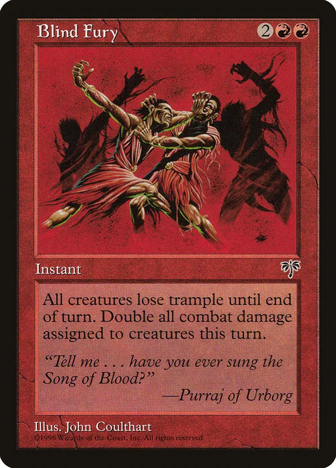 Blind Fury Front Face