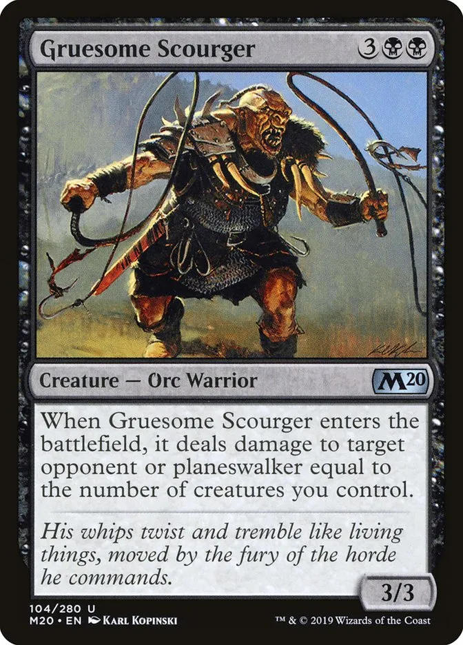 Gruesome Scourger Front Face