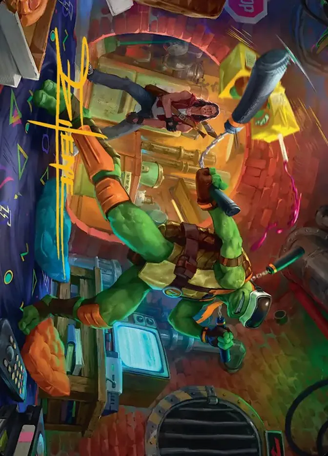 Michelangelo, Game Master // Michelangelo, Game Master Front Face