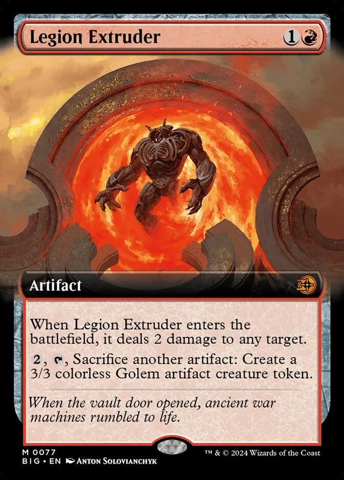 Legion Extruder Front Face