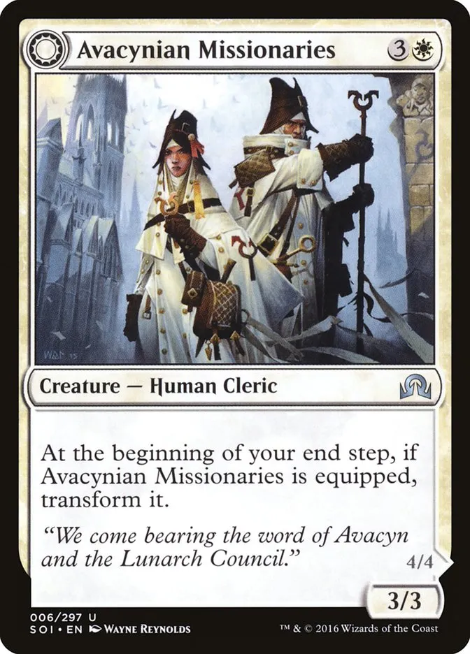 Avacynian Missionaries // Lunarch Inquisitors Front Face