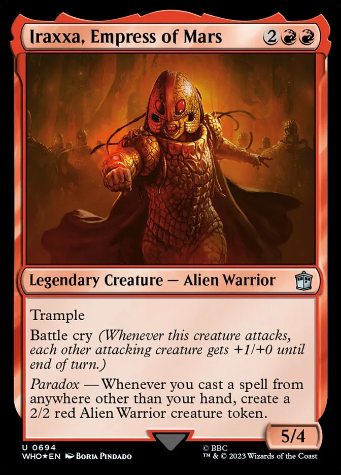 Iraxxa, Empress of Mars Front Face