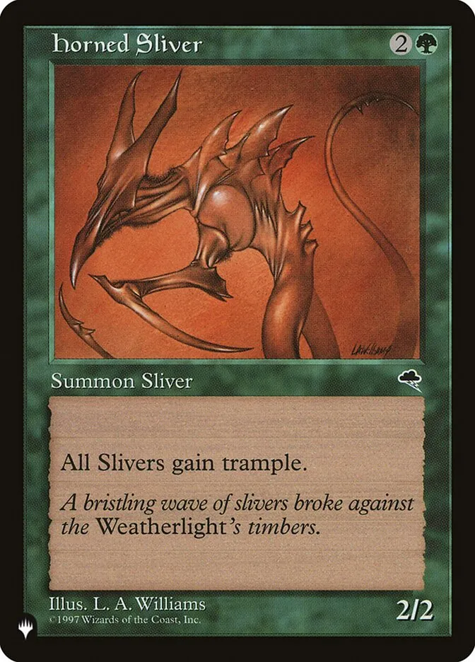 Horned Sliver Front Face