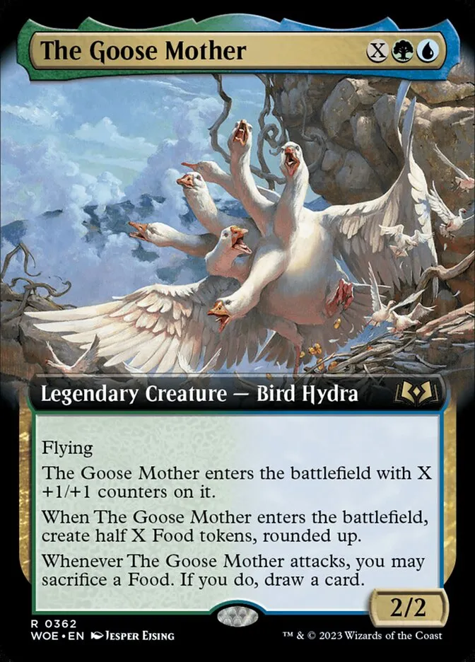 The Goose Mother Front Face