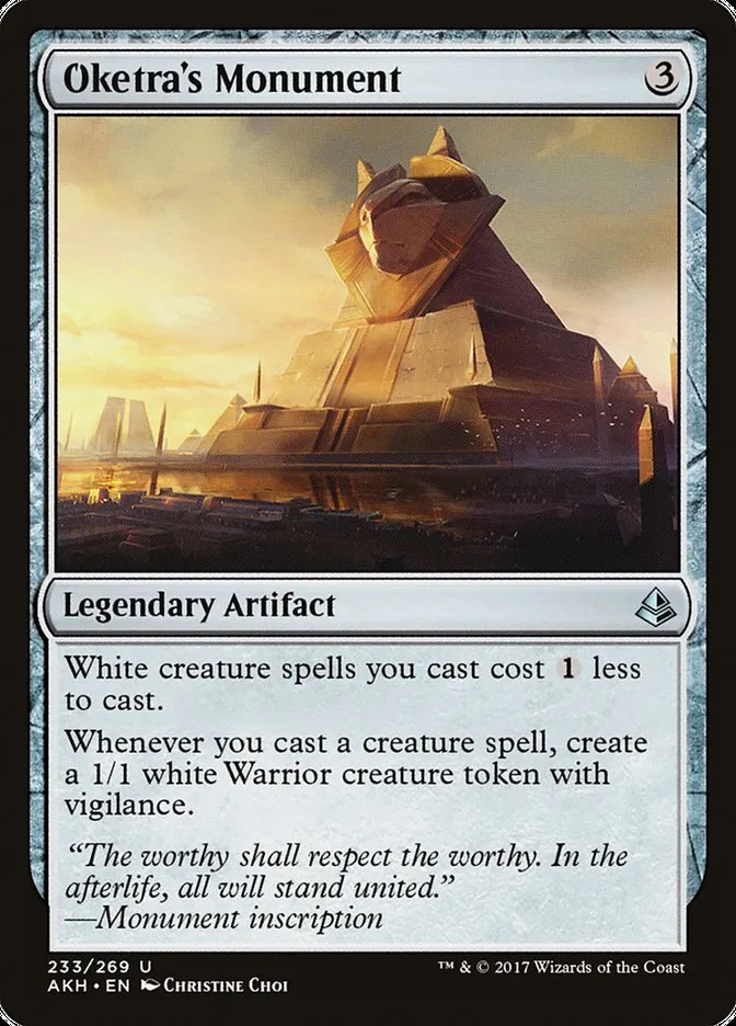 Oketra's Monument Front Face