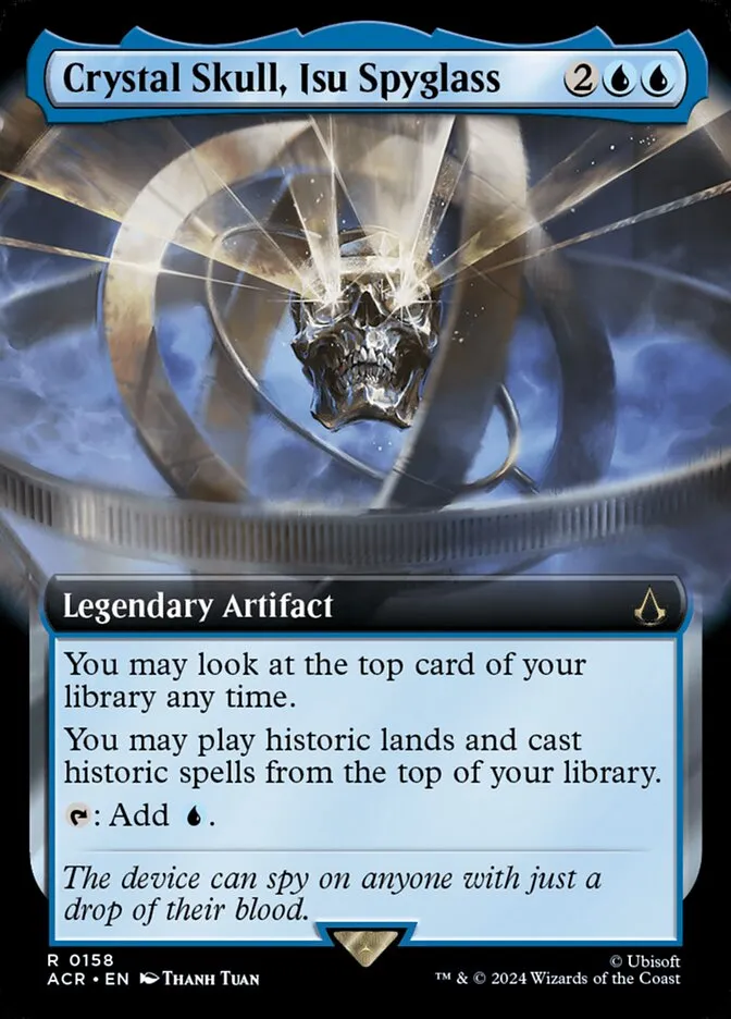 Crystal Skull, Isu Spyglass Front Face
