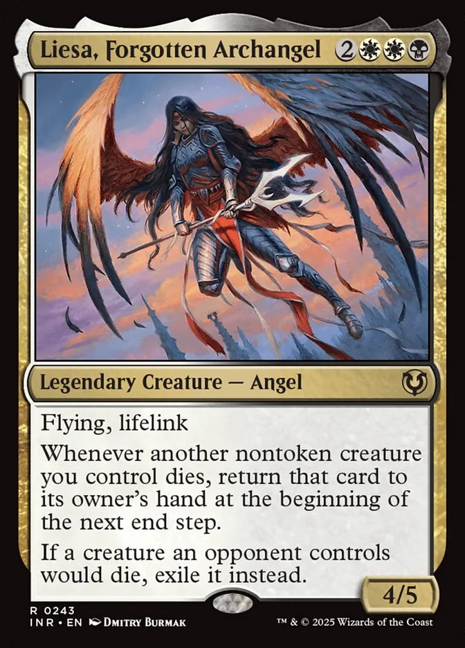 Liesa, Forgotten Archangel Front Face