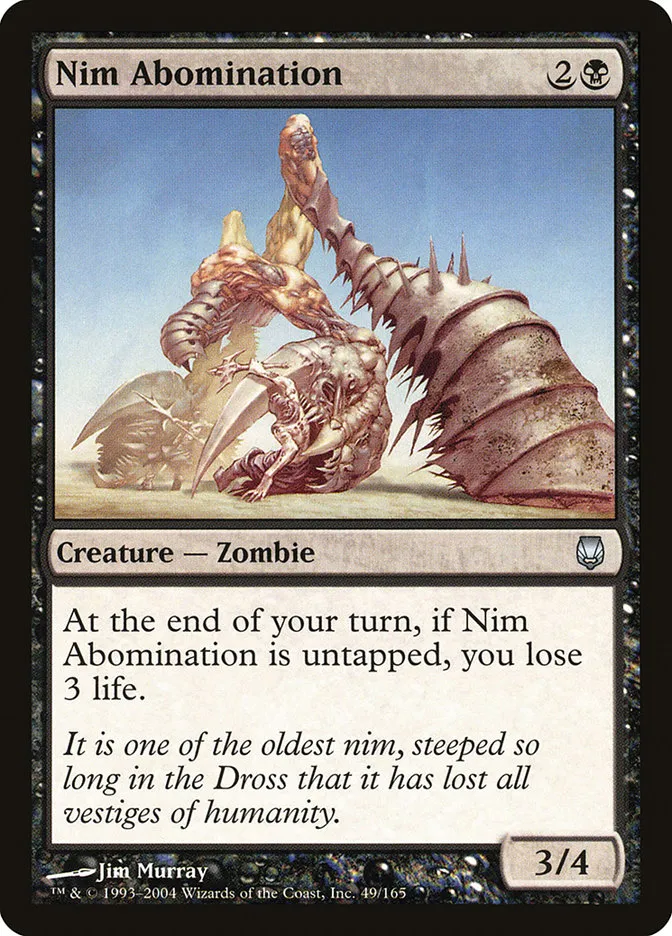 Nim Abomination Front Face