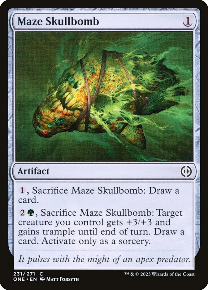 Maze Skullbomb Front Face
