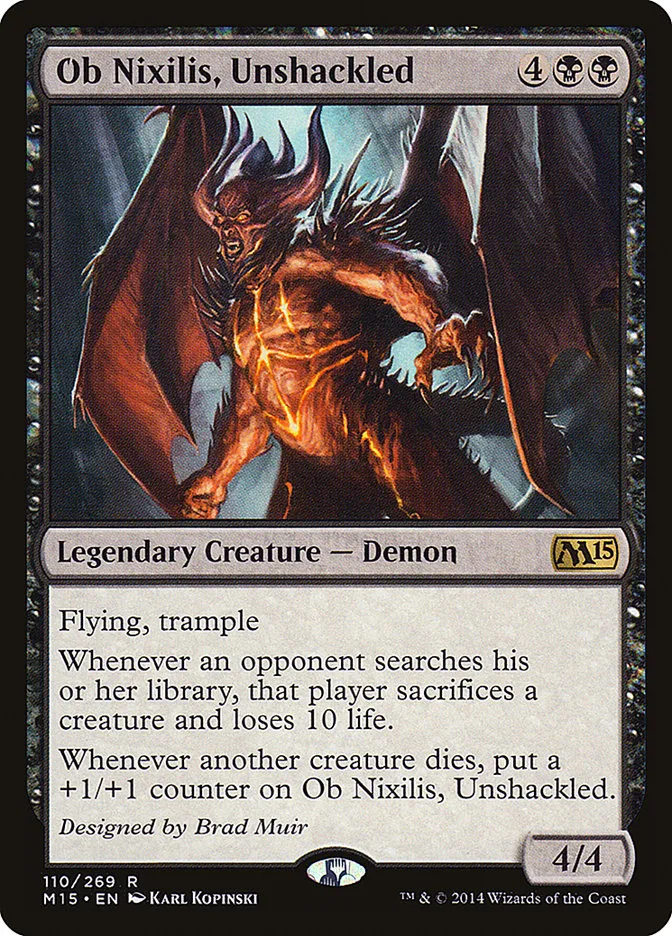 Ob Nixilis, Unshackled Front Face
