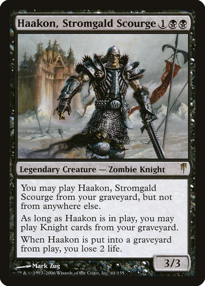Haakon, Stromgald Scourge Front Face