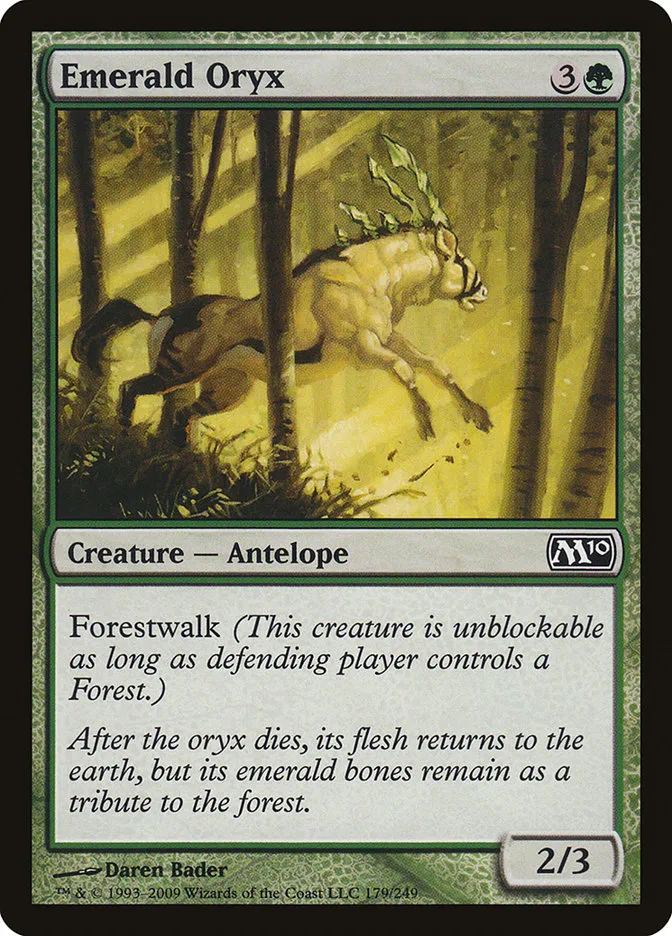 Emerald Oryx Front Face