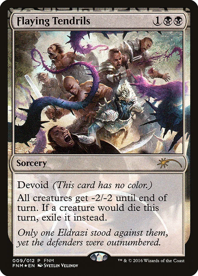 Flaying Tendrils Front Face