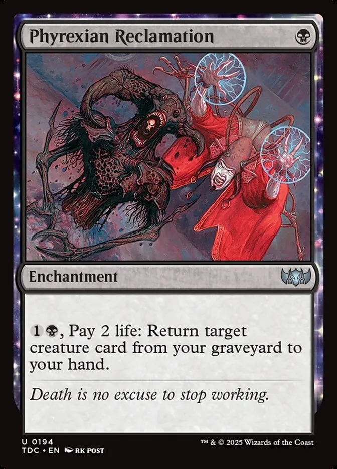 Phyrexian Reclamation Front Face