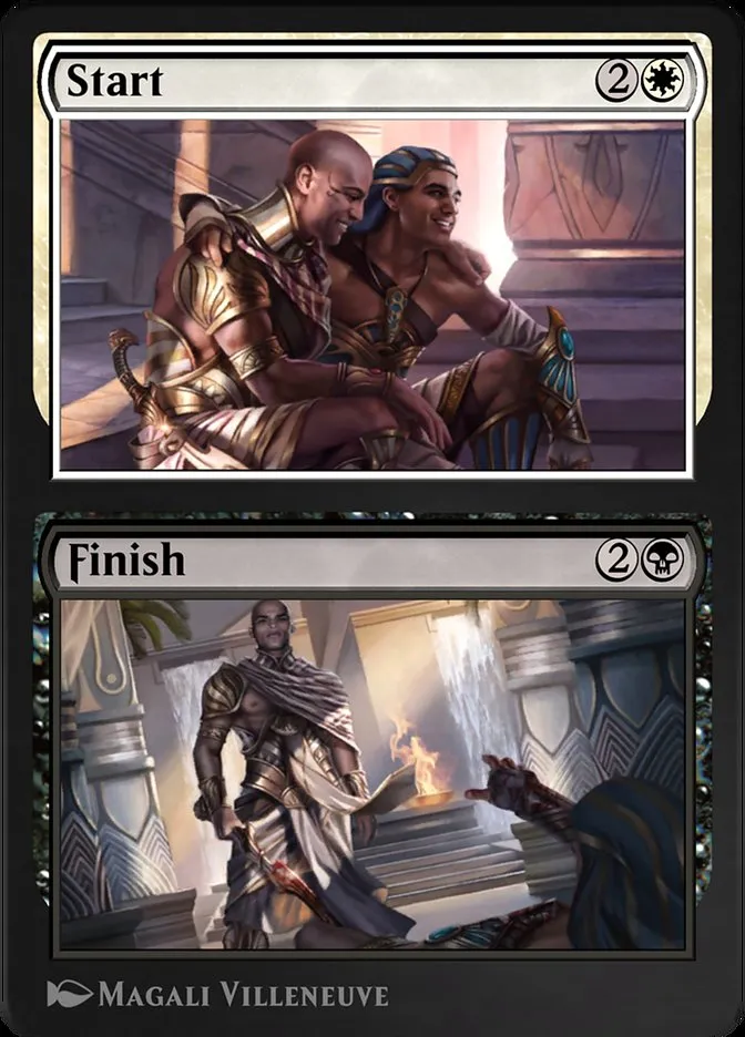 Start // Finish Front Face