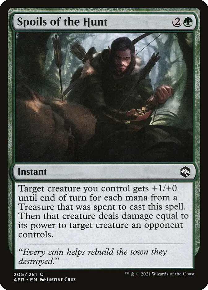 Spoils of the Hunt Front Face