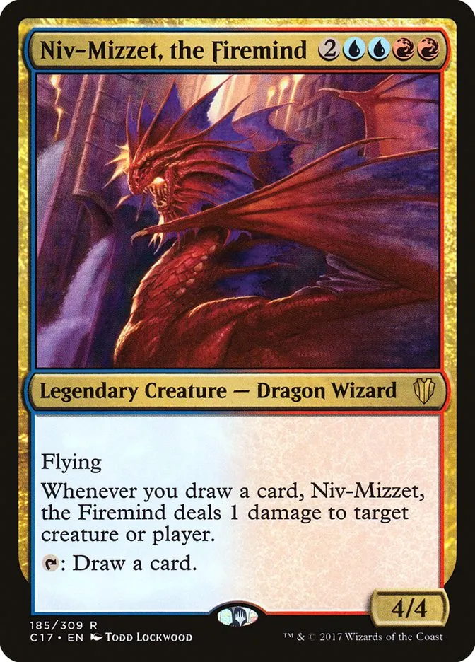 Niv-Mizzet, the Firemind Front Face