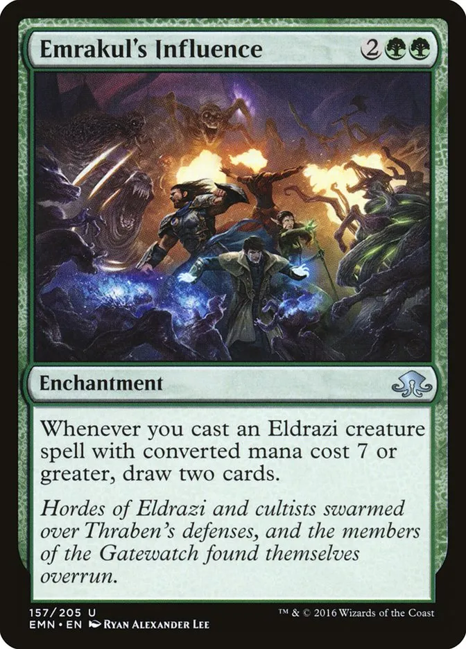 Emrakul's Influence Front Face