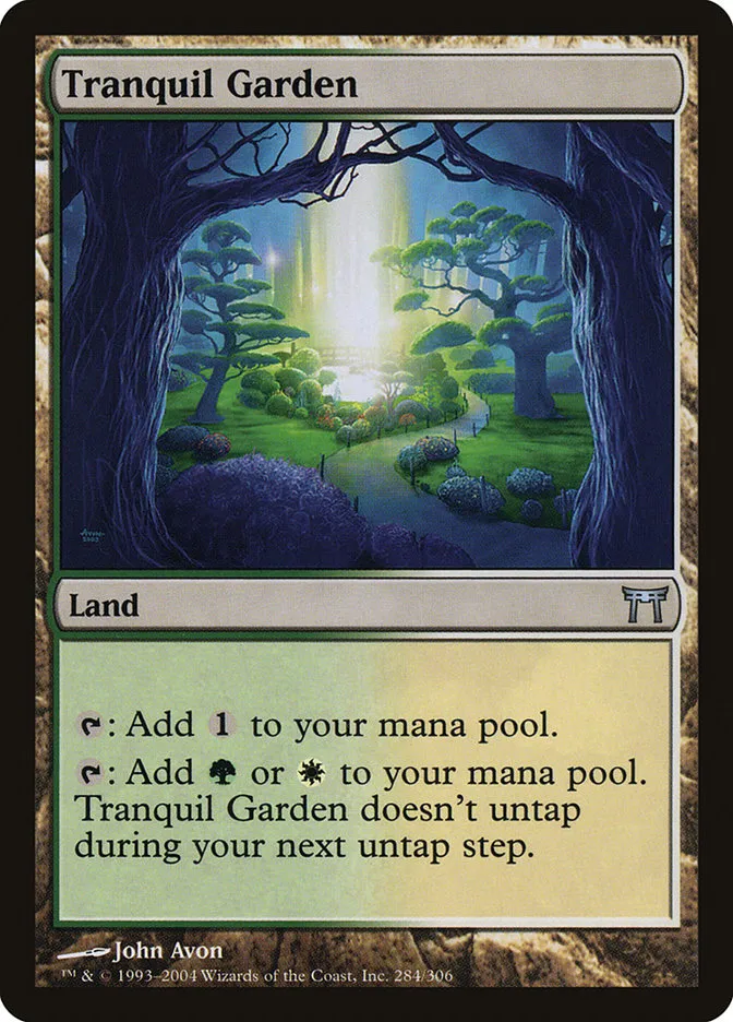 Tranquil Garden Front Face