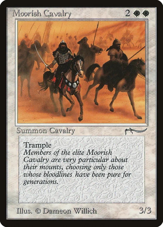Moorish Cavalry Front Face