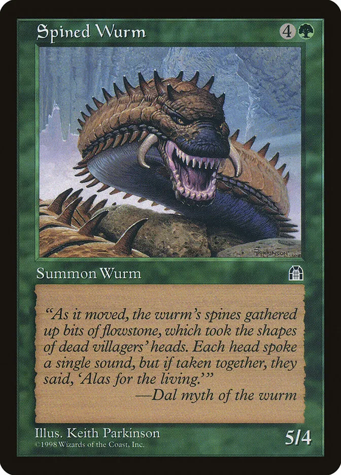 Spined Wurm Front Face