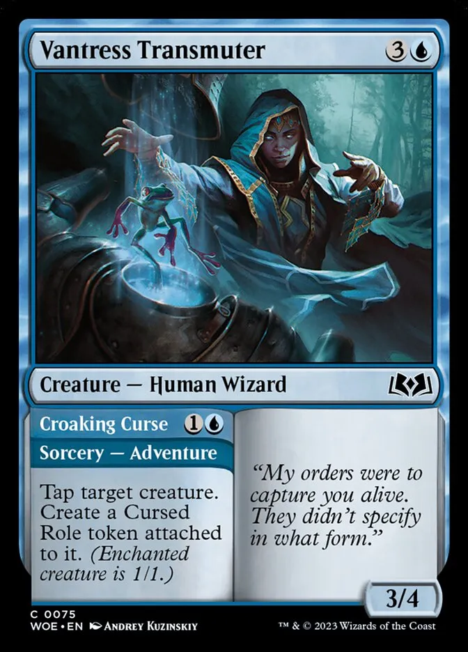 Vantress Transmuter // Croaking Curse Front Face