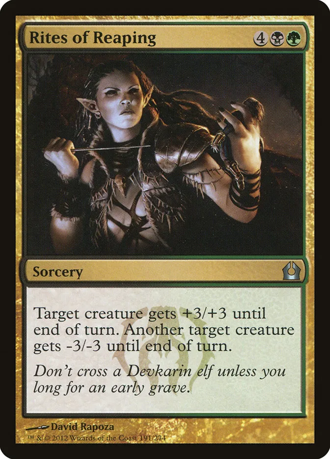 Rites of Reaping Front Face