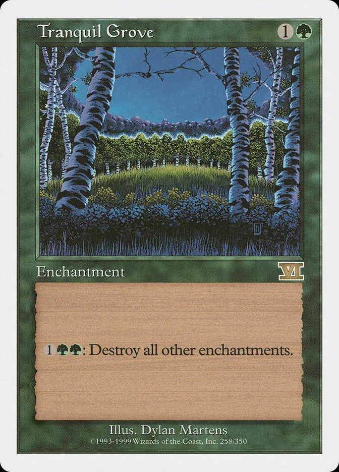 Tranquil Grove Front Face