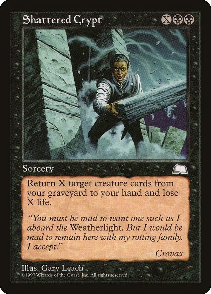 Shattered Crypt Front Face
