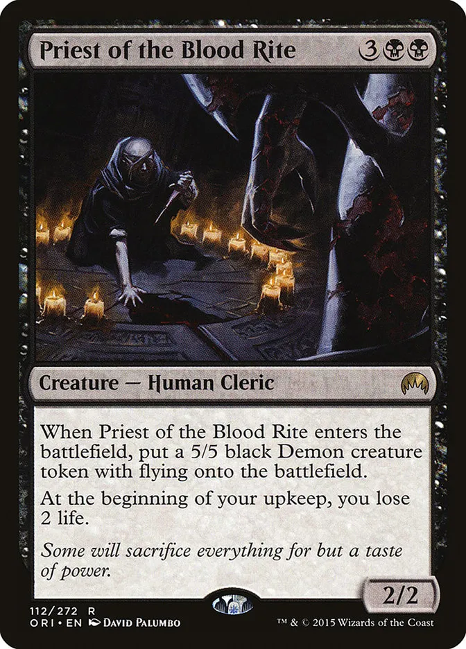 Priest of the Blood Rite Front Face