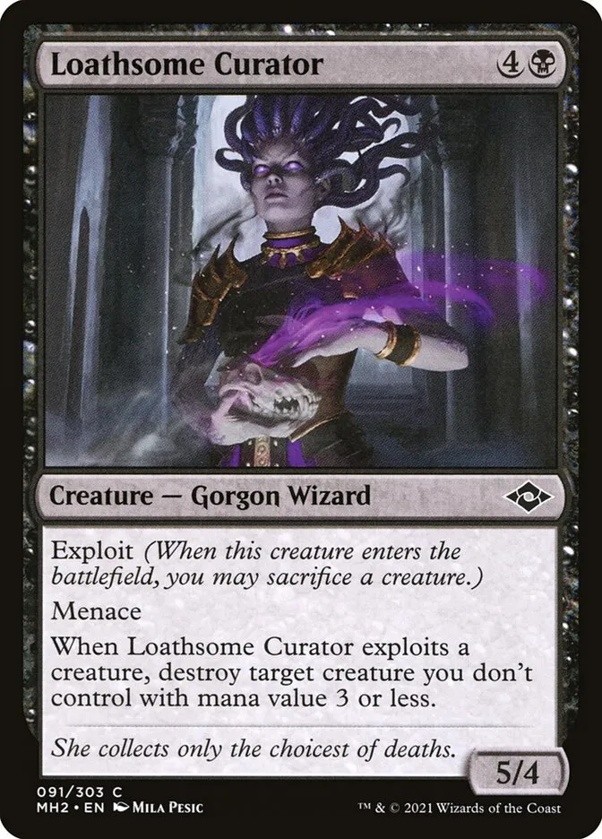Loathsome Curator Front Face