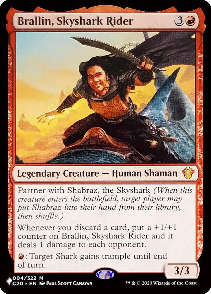 Brallin, Skyshark Rider Front Face
