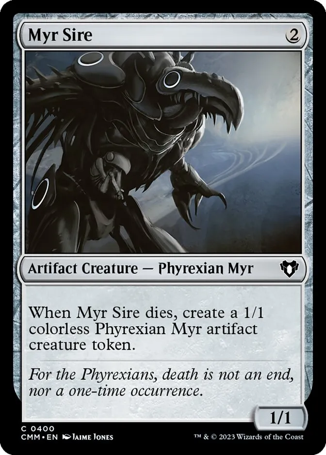 Myr Sire Front Face