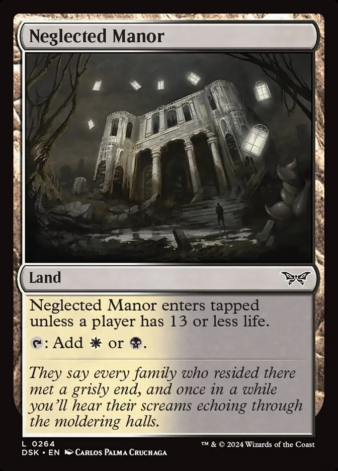 Neglected Manor Front Face