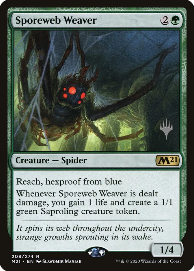 Sporeweb Weaver Front Face